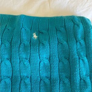 Ralph Lauren Cable Knit tube top Sweater - Teal